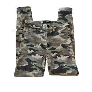 Hudson Women's Size 26 Jeans Barbara Super Skinny Camo Pants